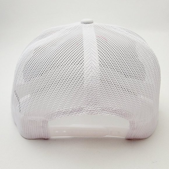 Make America Cowboy Again Mesh Snapback Embroidered Flat Bill Trucker Hat Cap - Picture 4 of 4